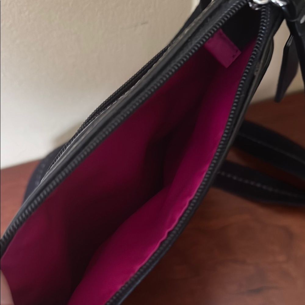 Coach Poppy Black, Purple and Pink Crossbody Bag - Picture 4 of 6